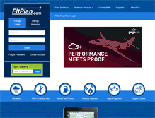 Tablet Screenshot of fltplan.com